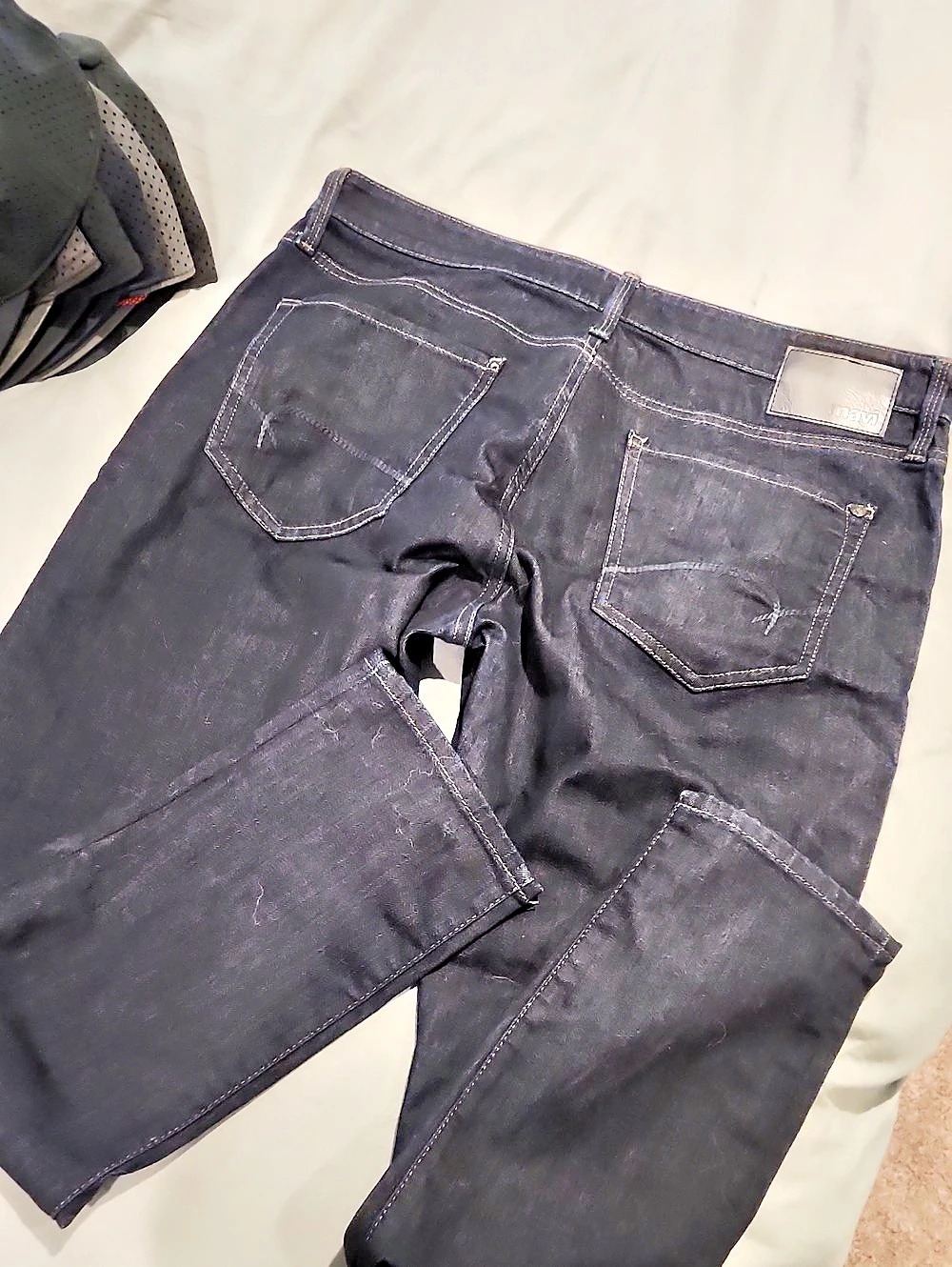 NAVI Straight Leg Jeans in Black Like New